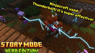Ninjacraft used Thunderbolt! It's super effective!!!