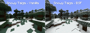 BSF Snowy Taiga vs. Vanilla