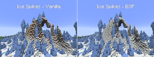 BSF Ice Spikes vs. Vanilla