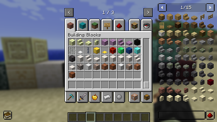 Quartz, Rusted Iron, Ore Blocks