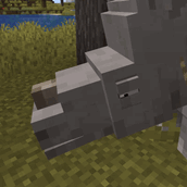 randomly growing the size of its horn