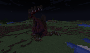 Dead Red Wood Stump