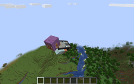 Flying with cape (third person POV-2)