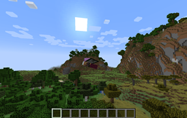 Flying with cape (third person POV-1)