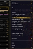 Filter Menu
