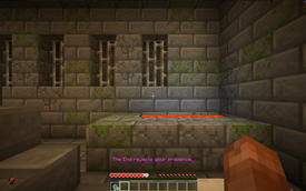 Throwing Ender Pearl at End Portal 2