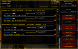 ARP Tracker Panel