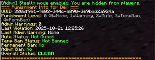 check player stats