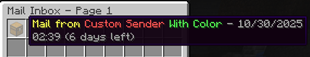 Inbox GUI
