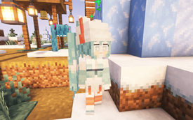 snowy villager