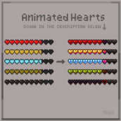 All the main hearts, also animated!