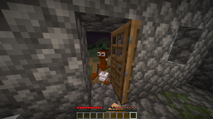 "Who is at the door?"