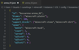 Arena 2 Json