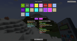 Type Calculator 1 mode