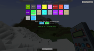 Type Calculator 2 mode
