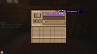 enchanting table example "Overhaul" Update 1.7.7