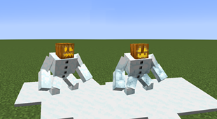Snow Golem Before/After