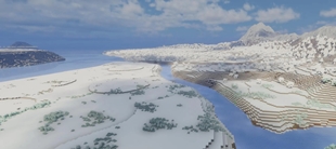 Winter, Snow and Distant Horizon