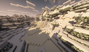 The snow in the wild