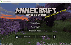 Main menu