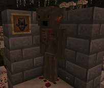 A Rotborn (Undergarden boss) and its summoning doll