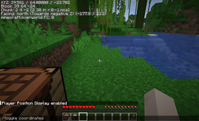 /toggle coordinates