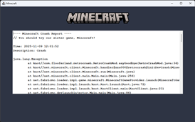 Crash screen