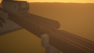 Texel 3-Bay Hopper on Girder Bridge (Top View)