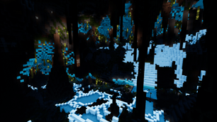 Bioluminescent Lush Caves Underground with Bliss Shaders
