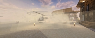 Heli Landing on The Beaches of Beachport, Thelva