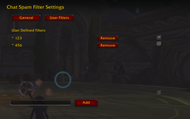 User Defined Filters