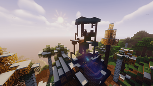 Cinematic shot from Cracker's Wither Storm Performance.