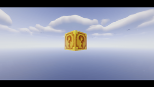 Cinematic shot from Lucky Block Challenge OneBlock