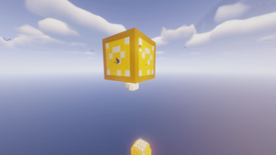 Cinematic shot from Lucky Block Challenge OneBlock