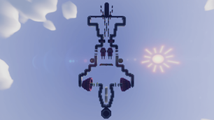 Cinematic shot from Lucky Block Challenge Race