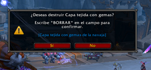 no mas delete/borrar