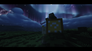 Cinematic shot from Lucky Block Challenge.