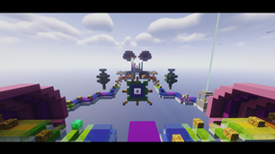 Cinematic shot from Lucky Block Challenge.