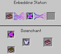 Embedding Station and Disenchant GUI