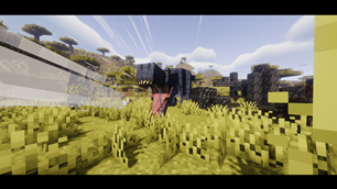 Cinematic shot from Monsters, Guns And Dinosaurs.