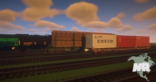 Pullman Standard 60'  Flatcar & Freight Cars