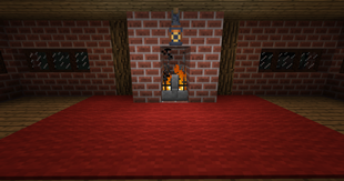 Macaw Fireplace