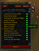 See your Mythic (M0) Dungeon Lockouts as well!