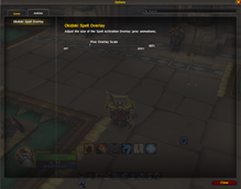 Addon options in the in-game "Addons" menu