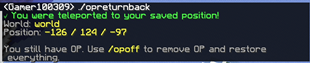 Op Returnback Command Message