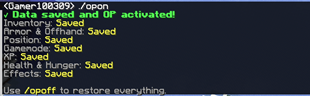 Op On Command Message