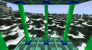 Green/Blue End Rods