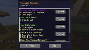 Villager Bounties