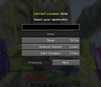 Craftable Configurable Waystones for Teleportation