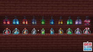 lantern and bottled gem